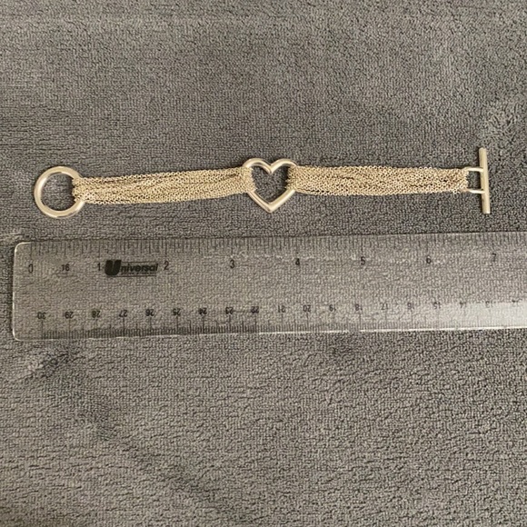 Tiffany & Co. mesh toggle heart bracelet - Picture 8 of 8